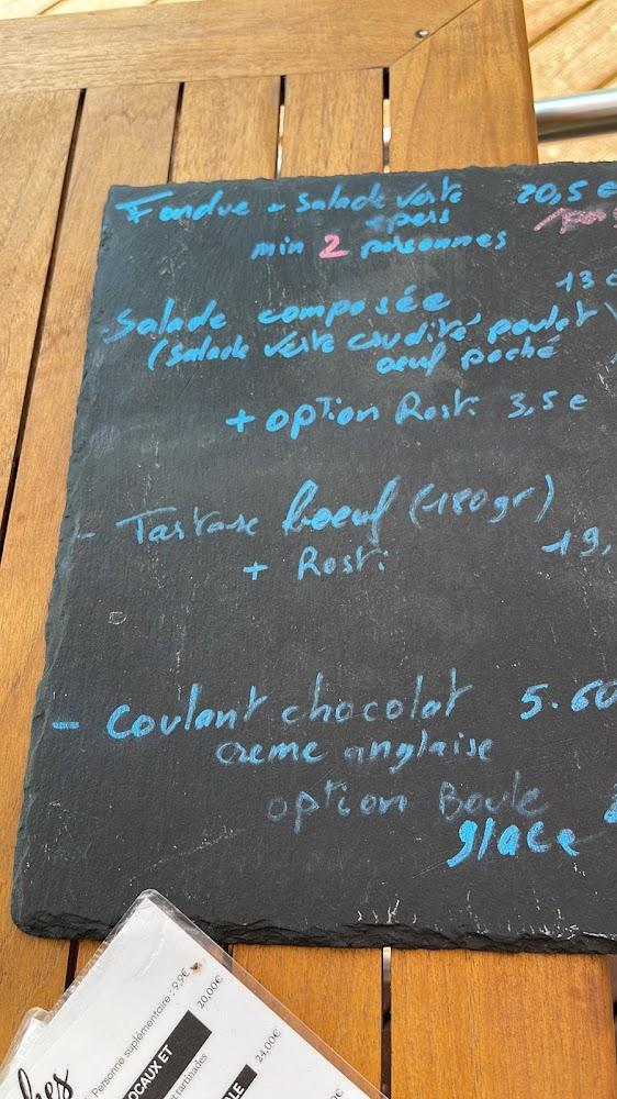 La Piste Verte - Menu Image 2